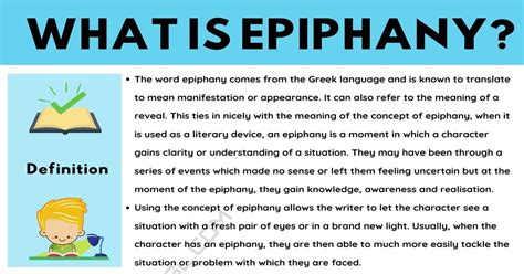 epiphone definition|what does epiphanies mean.